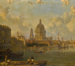 david roberts waterloo bridge