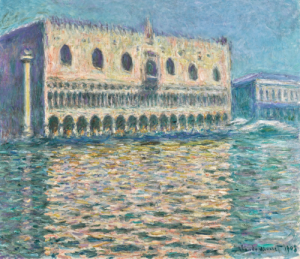 Claude Monet’s Venice scene wall art frame