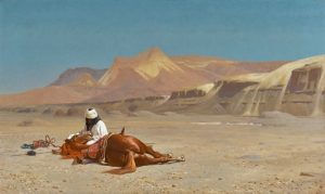 Jean-Leon Gérôme's Rider and His Steed in the Desert 