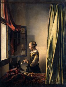 Vermeer's Girl Reading a Letter by an Open Window