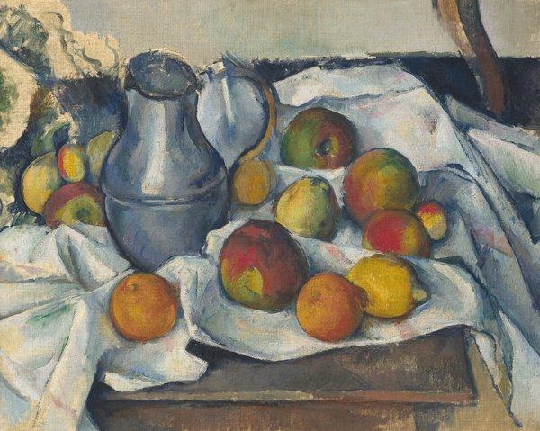 Cezanne Bouilloire et fruits