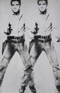 Double Elvis Mordern Art by Andy Warhol