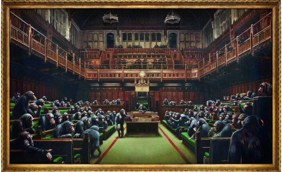 Banksy’s Chimps Climb To New Heights – Sotheby’s London Contemporary