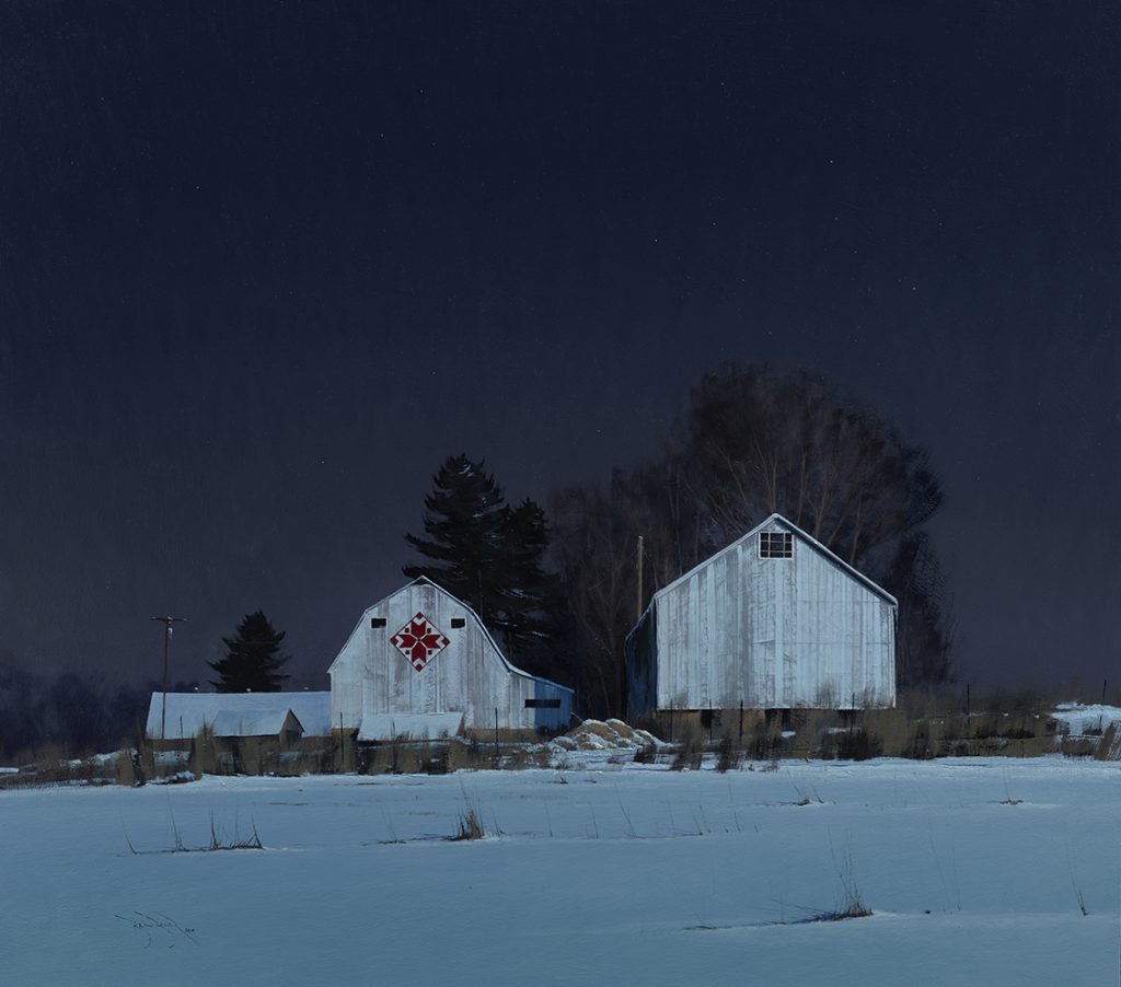 Buffalo County Nordic Star<br />
Oil on aluminum<br />
32 x 36 inches<br />
Signed<br />
$10,500.00