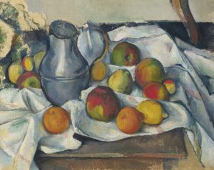 Paul Cézanne – Bouilloire et fruits