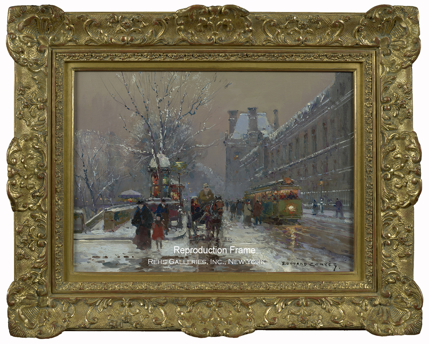 Cortes with a reproduction frame