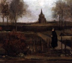 Vincent van Gogh's “The Parsonage Garden at Nuenen in Spring 1884 ”