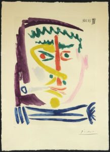 Pablo Picasso "Fumeur III"