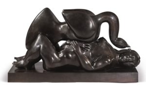 Fernando Botero - Leda and the Swan