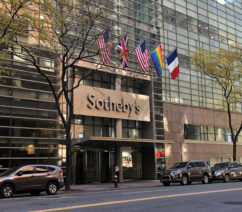 front entrance to sotheby's