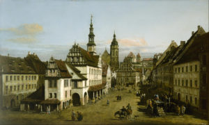 a village town scene