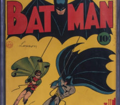 1940 DC comic book featuring Batman