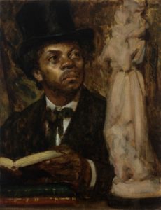 portrait of a black man - European art