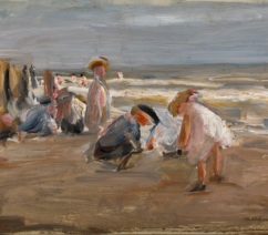 children on the beach