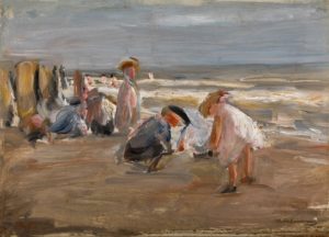children on the beach