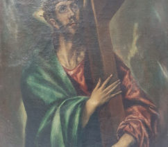 christ carrying a cross