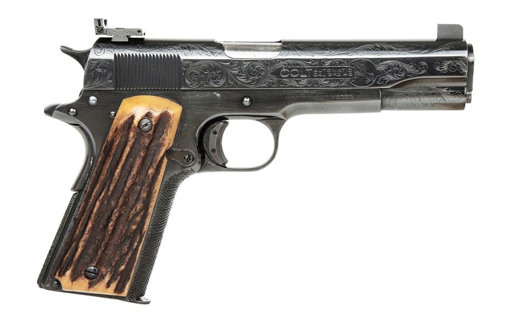 Al Capone's favorite gun, a Colt Model 1911 semi-automatic pistol