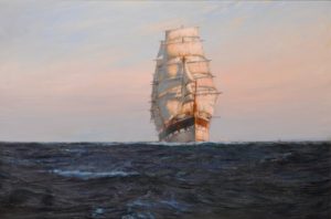 a ship at sail - european paintings