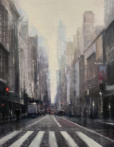 a street scene in New York by Eleinne Basa in LuminoCity