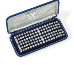 Marie Antoinette's diamond bracelets in a blue box