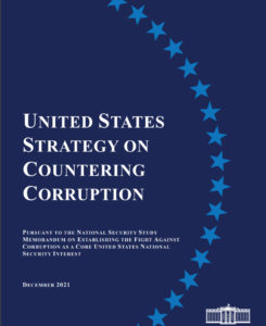 Cover for the US Strategy on Countering Corruption
