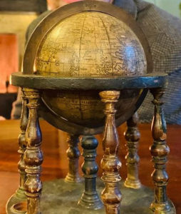 small antique globe