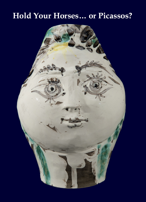 a ceramic bowl with a face - Pablo Picasso