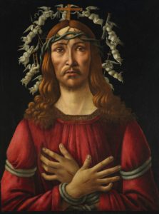 Christ portrait in a red shirt with hands crossed - Sotheby's Old Masters