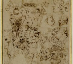 A collection of Renaissance-era caricatures by Antonio Caracci