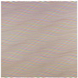 A minimalist acrylic on canvas painting by Bridget Riley sold at Christie's London