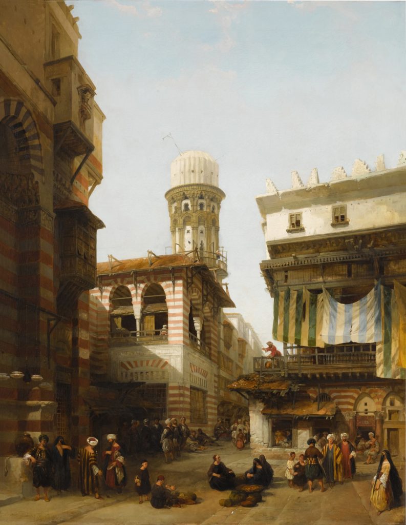 A nineteenth-century Cairo street scene by David Roberts sold at Sotheby's