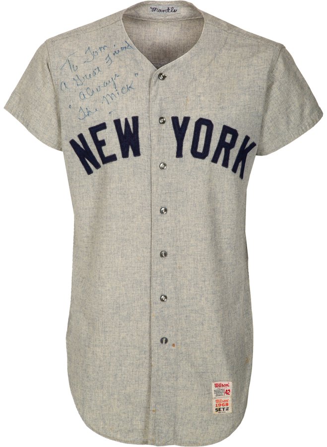Mickey Mantle's NY Yankee jersey
