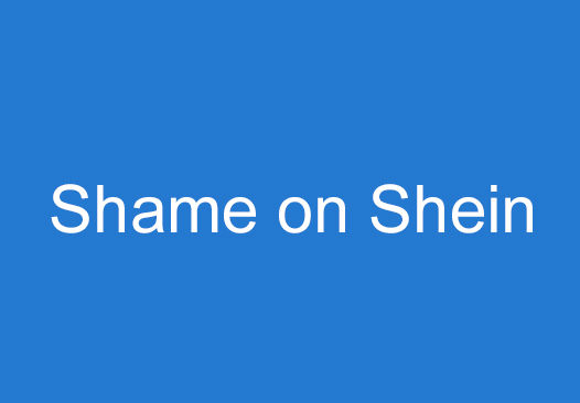 Shame on Shein