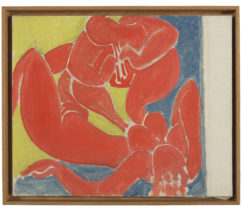 Nymphe et faune rouge by Henri Matisse, painted in 1939 and sold at Christie's