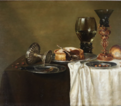 A restored still life by the Dutch master Willem Claesz. Heda discovered at the Woodford Academy, operated by the National Trust of Australia
