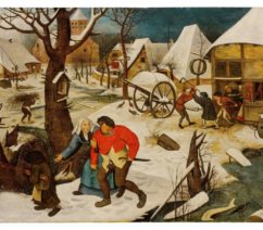 A winter village scene by Pieter Brueghel the Younger, sold at Sotheby's
