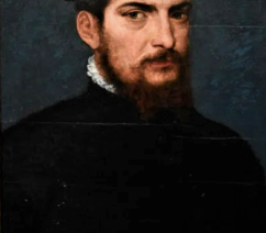 Portrait of a Gentleman with a Black Beret, by the Renaissance master Titian, recently recovered by Italian authorities