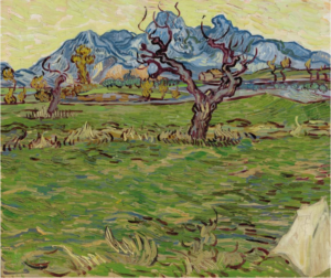 A landscape from southern France by Vincent van Gogh, sold at Christie's