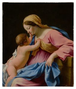 A madonna and child by Simon Vouet, the court painter to king Louis XIII, sold at Sotheby's
