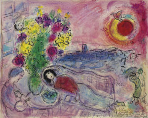 A painting by Marc Chagall sold at Christie's London