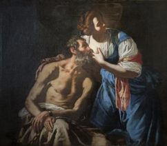 woman breast feeing her father - Gentileschi