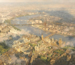 Aerial View of Westminster by David Shepherd, sold at Bonhams Knightsbridge