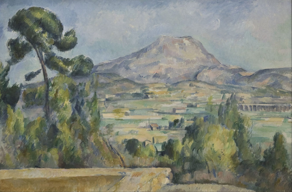 La montagne Saint-Victoire by Paul Cézanne, completed in 1890, currently in the collection of Paul Allen, to be sold at Christie's in November 2022