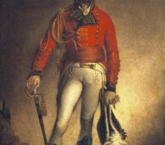 A portrait of Lieutenant General Sir Thomas Picton by Sir Martin Archer Shee around 1812, now at the National Museum Cardiff as part of the Reframing Picton exhibition