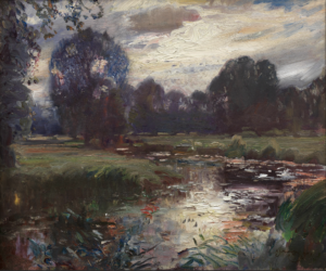 The River Dove by Sir Alfred James Munnings, sold at Bonhams New Bond Street