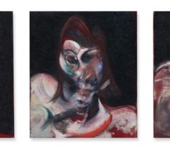 Three Studies for Portrait of Henrietta Moraes by Francis Bacon