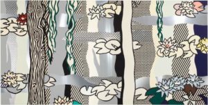 Water Lilies with Willows by Roy Lichtenstein, sold at Phillips London