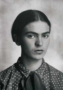 Frida Kahlo, in a photograph taken by her father Guillermo