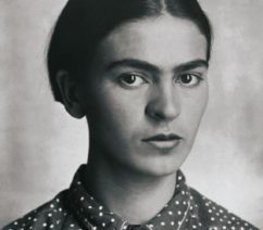 Frida Kahlo, in a photograph taken by her father Guillermo