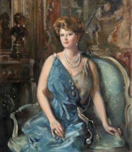 Portrait of Mrs. Mae Caldwell Manwaring Plant (wearing her Cartier Pearls)